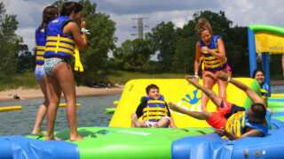 WhoaZone At Whihala Beach Inflatable Water Park Project